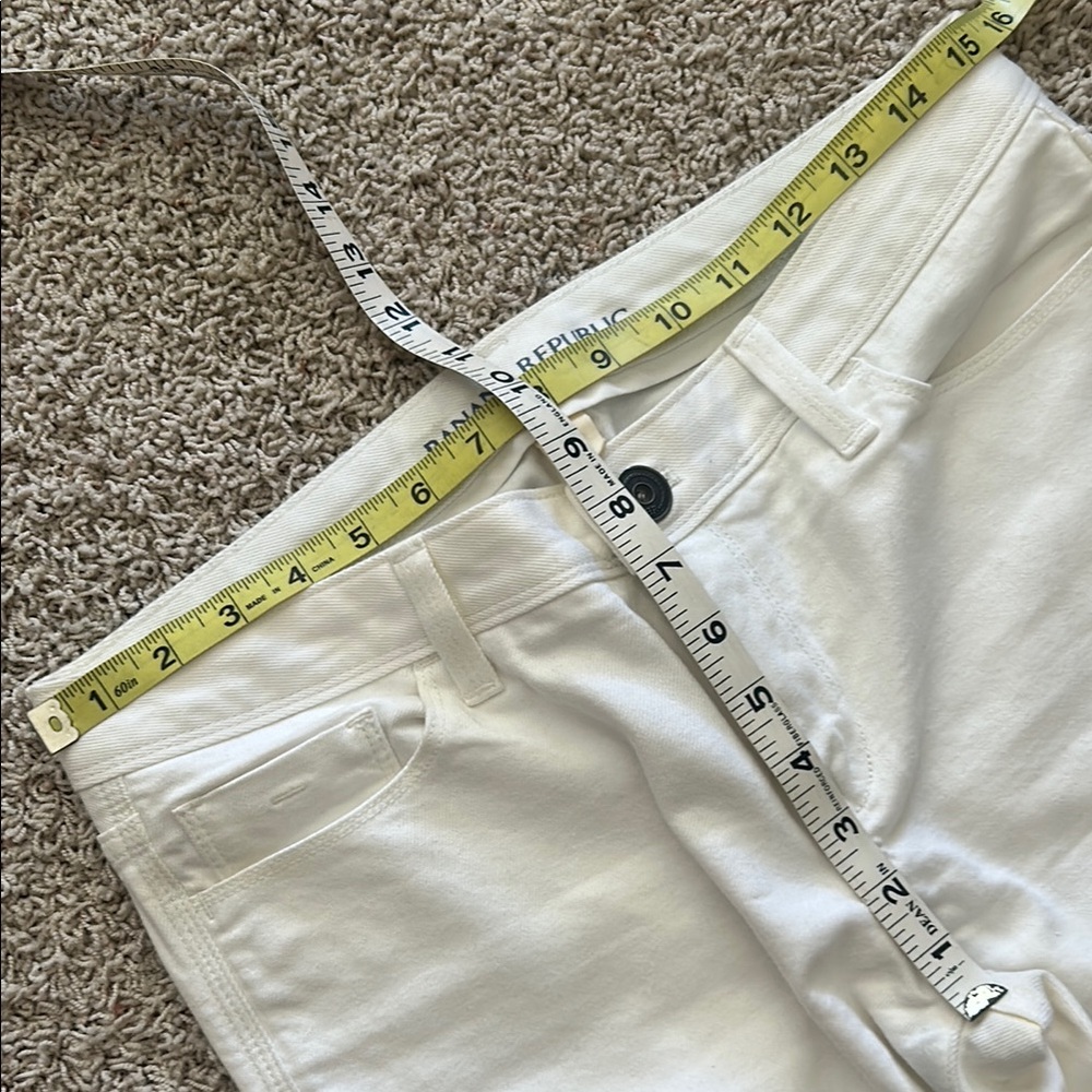 Banana Republic White Skinny Jeans Size 28 RN 54023 - Picture 4 of 9